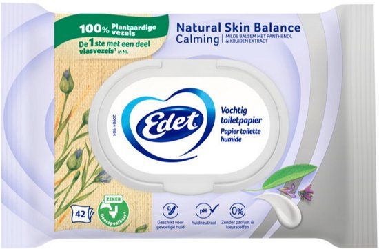 Edet Natural Skin Balance Vochtig Toiletpapier