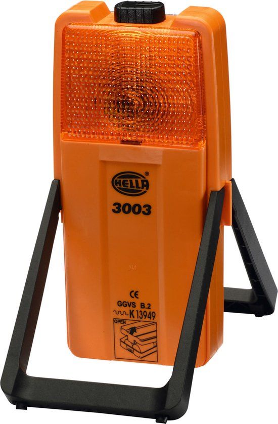 Hella - Waarschuwingslicht - Oranje, zwart - Autolamp (gloeilamp)