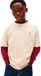Tommy Hilfiger T-shirt à manches courtes graphique délavé beige pour garçon en coton coupe regular