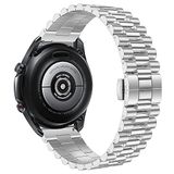 Strap-it Presidential stalen band - zilver - Geschikt voor Xiaomi Mi Watch