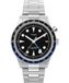 Timex Waterbury 39 mm herenhorloge - zwart lederen tweedelige band met snelsluiting, zwarte wijzerplaat, roestvrijstalen kast, TW2W22800