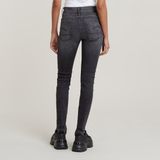 G-Star Lhana Skinny Wmn Jeans Dames Faded Black Magnet Katoen Elastaan W25L30