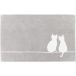Cawö Cute Cats 6263 Tapis de bain 50x80 platine/blanc