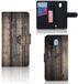 B2Ctelecom Book Case voor Nokia 1 Plus Book Style Case Steigerhout