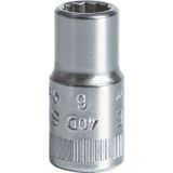 Stahlwille 40 D 6 01030006 Dubbel zeskant Dopsleutelinzetstuk 6 mm 1/4 (6,3 mm)