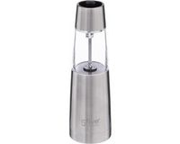 5five Elektrische pepermolen RVS/glas zilver 19 cm