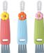 Ensemble de 3 pièces sans marque 4-en-1 nettoyeur de bouteilles - Multicolore - Silicone