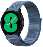 By Qubix Qubix Garmin Venu 4 - 45mm - Sport Loop Nylon Bandje - Denim Blauw - Smartwatch Bandje 22mm
