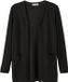Name it gebreid vest Lange pasvorm