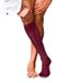 FALKE No. 6 Finest Merino & Silk Kniekousen Heren Rood - Maat 39-40
