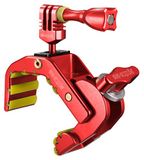 iSHOXS Shark - Universele actiecamera Mount (28-65mm klembereik) - Rood