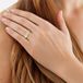 Rafaela Donata Ring Zilver Zirkonia Geelgoud 17.25 mm / maat 54