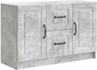 vidaXL Dressoir Betongrijs 89 x 34,5 x 57 cm Bewerkt hout