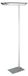 OEM Standaardlamp voor werkplek, 190 cm, 2x55W, zilver, 4500 lumen