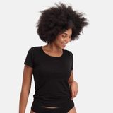 Bamboo Basics T-shirt Kate (2-pack) - Zwart - XXL