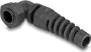 Delock câble de gestion avec décharge de traction, coudé à 90°, PG9, gris