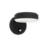 EGLO Fornaci Lampe murale d'extérieur - LED - 16 cm - Détecteur de mouvement - Noir et Blanc