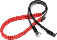 Leica COOPH Paracord Camera Strap - Black/Red - 100cm