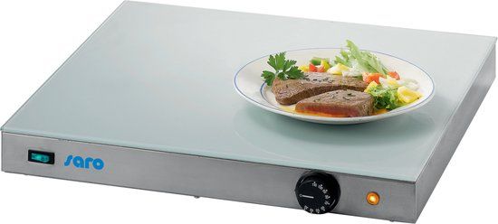 Saro GENUA Roestvrijstaal Warmhoudplaat - 600W - RVS