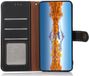 KHAZNEH iPhone 15 Pro Max Hoesje RFID Portemonnee Book Case Leer Zwart