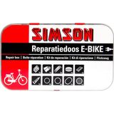 Simson Reparatieset E-bike Staal Wit/rood 14-delig