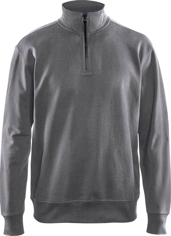 Blåkläder Sweatshirt met halve rits 3369-1158 - Grijs - XXXL