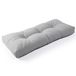 SUNROX LokGrip Antislip Tufted Memory Foam Bankkussen, FadeShield Waterbestendig Duurzaam Dikker Binnen/Binnenbank Zitkussens 91 x 35 x 10 cm, Heather Grey