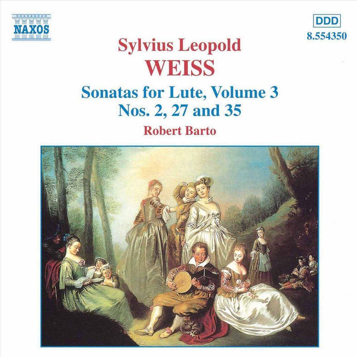 OUTHERE Weiss: Sonatas for Lute Vol 3 / Barto