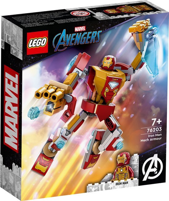 lego Marvel Iron Man Mechapantser - 76203