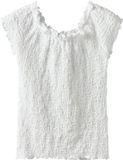 T-shirt Regular fit Blanc Brillant