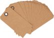 Merkloos / Sans marque Kraftpapier Cadeau tags/labels - 7 x 4 cm - 20 stuks