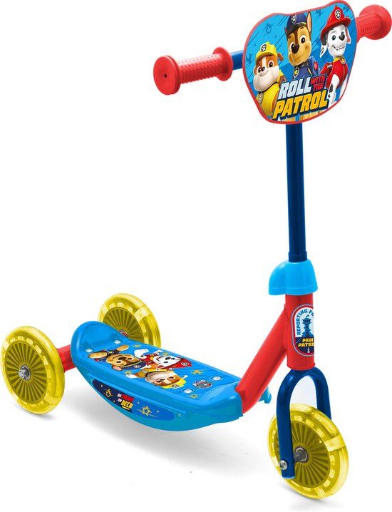 Nickelodeon Paw Patrol 3-wiel Kinderstep Jongens Blauw/rood/geel