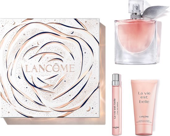 LANC&#212;ME La Vie Est Belle Eau de Parfum 50ml + Body Lotion 50ml + Travel Spray 10ml