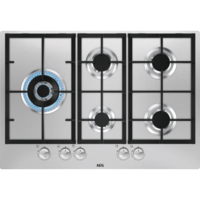 AEG HGB75501UM - Gas Kookplaat - Roestvrij staal