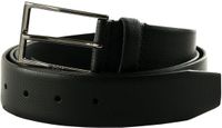 BOSS Leren Riem Carmello Belt W85 Black Zwart