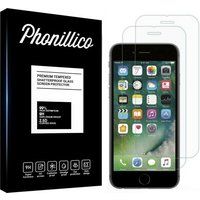 Phonillico® Gehard glas voor Apple iPhone 6 / 6S [Pack 2] Ultrabestendige schermbescherming Glasfilm