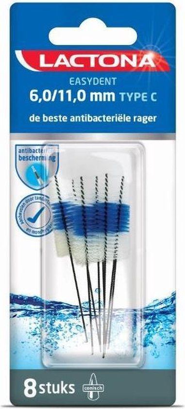 Lactona Easydent Combi-Cleaner type C 6-11mm 8st