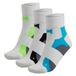 Xtreme Sockswear Xtreme Fietssokken Quarter 3-pack Multi White-35/38
