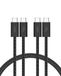 Belkin 2-Pack Gevlochten USB-C/USB-C-Kabel, 1,5M, 60W