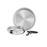 Tefal Comfort Max 4-delige pannenset Roestvrijstaal