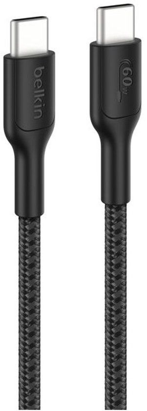 Belkin ENA008HQ2MBK USB-kabel USB 2.0 2 m USB C Zwart