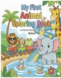Animal Coloring Book for Kids Ages 3–6: Fun & Easy Coloring Book with Big Simple Zoo, Farm & Wild Animals
