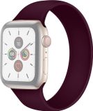 Qubix Solo Loop Link serie bandje - Maat S - Paars - Geschikt voor Apple Watch 42mm / 44mm