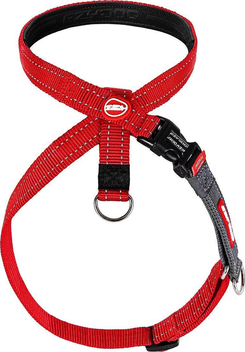 EzyDog Crosscheck Hondenharnas / tuig - XL - Rood
