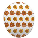 Bonamaison, Ergonomische muismat met polssteun, digitaal bedrukte muismat tegen schede problemen, antislip onderkant, voor kantoor en thuis, afmetingen: 20 x 23 cm