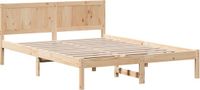 vidaXL Bedframe Massief Grenenhout Naturel 160 x 200 cm
