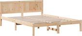 vidaXL Bedframe Massief Grenenhout Naturel 160 x 200 cm