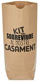 Mopec E853.07.2 Kraft Bag Survival Kit, Zwart, 18 x 32 x 7 cm, 25 stuks, Papier, Meerkleurig