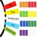 240 pièces Étiquettes de câble colorées pour l'organisation