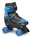 Roces Quaddy Inline Skate Jongens Verstelbare Maat Zwart/Blauw 34-37